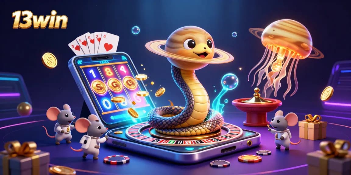 Experience thrilling gaming at 13win with vibrant slots and cosmic stakes!