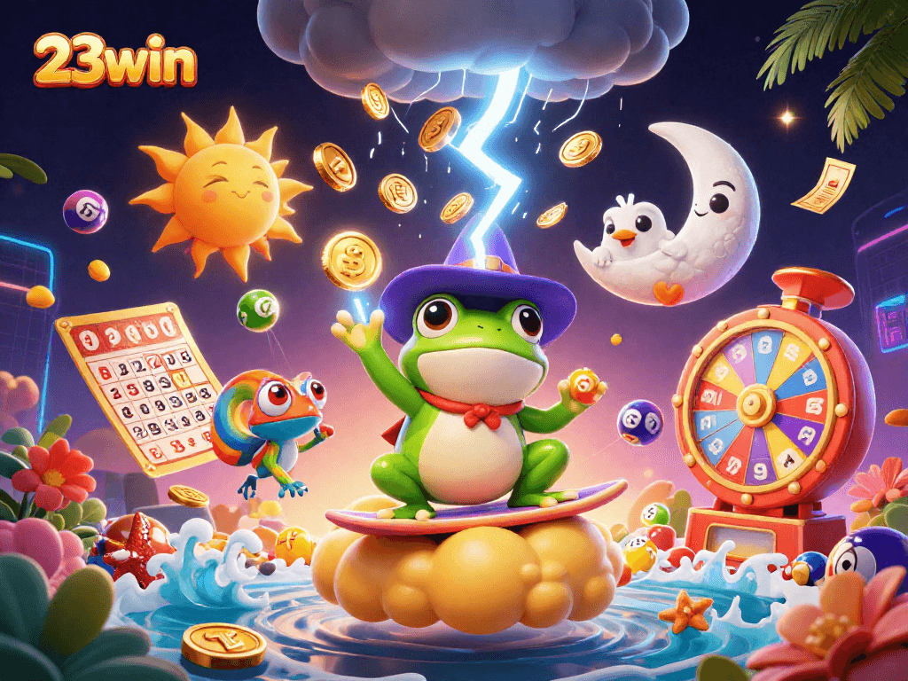 Unleash fortune with 23win in a dazzling casino adventure featuring golden coins and dynamic games.
