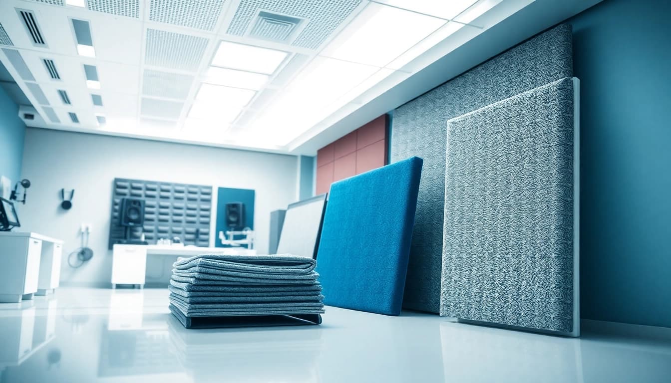 Showcasing Sound and Vibration Control Products in a modern lab environment.