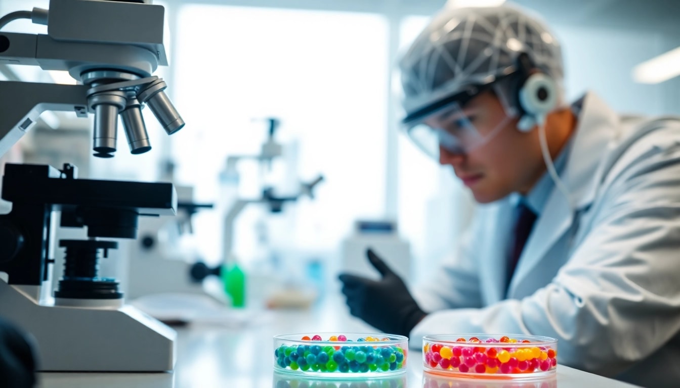 Investigating unique properties of Peptides in a state-of-the-art laboratory environment.