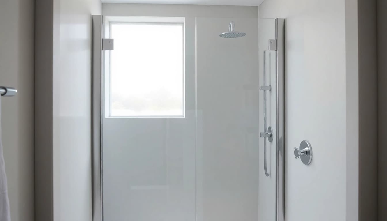 Enhance your bathroom with stunning semi-frameless shower screens offering sleek design and functionality.