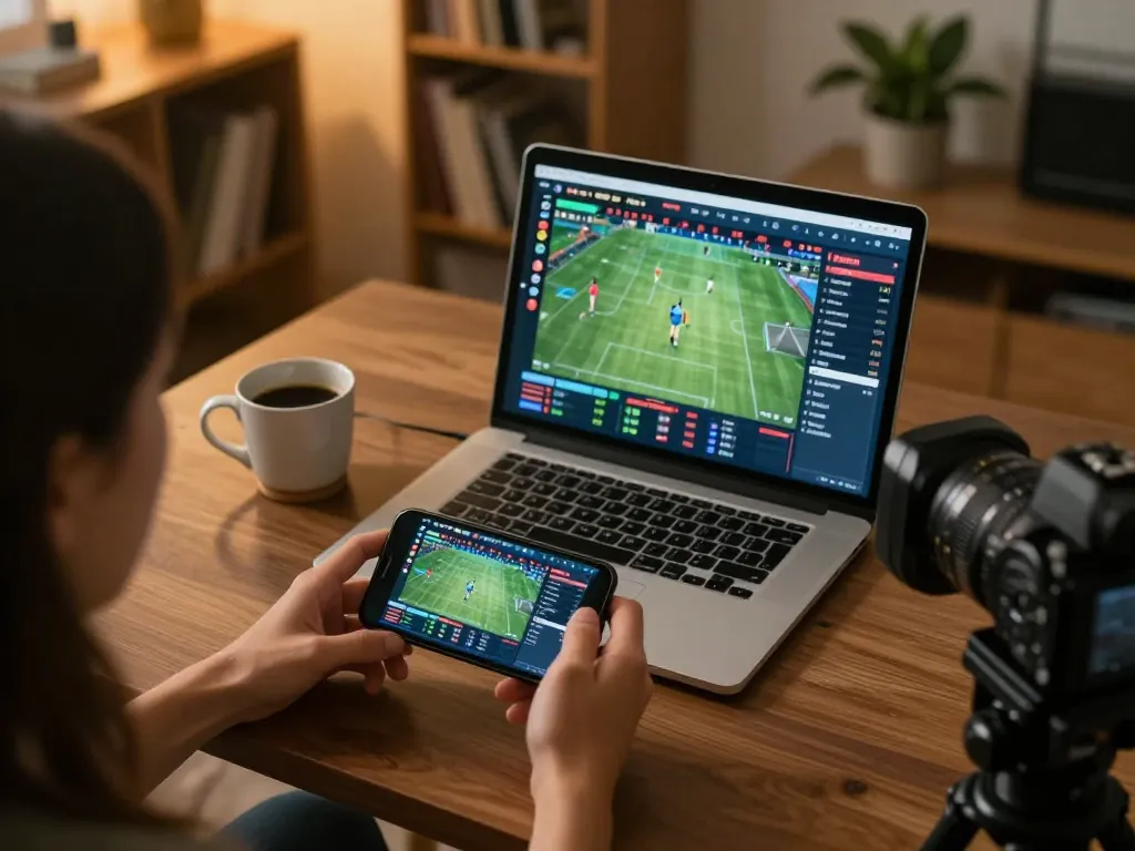 Engaging in mobile sports betting with mb66-t for real-time odds and betting action in a cozy home setting
