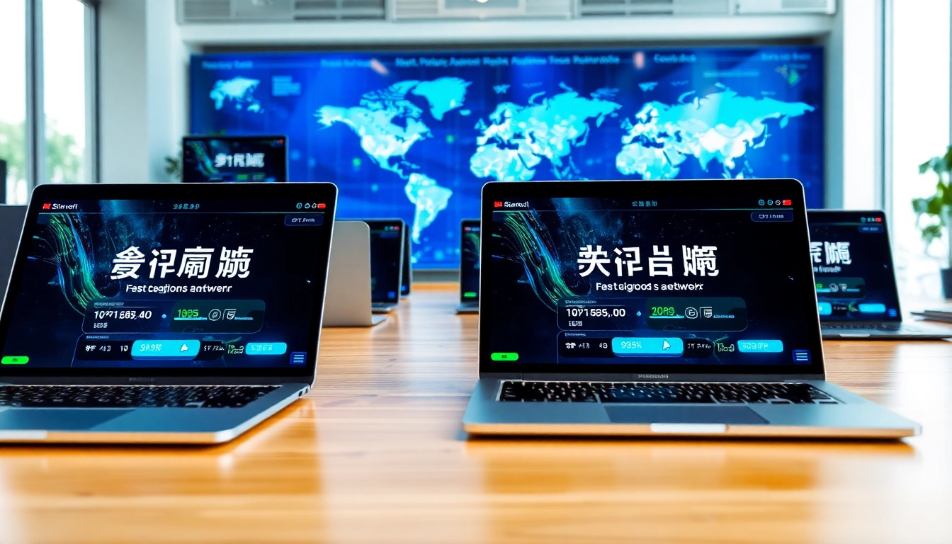 快连官网界面在现代设备上展示于科技友好的工作空间。