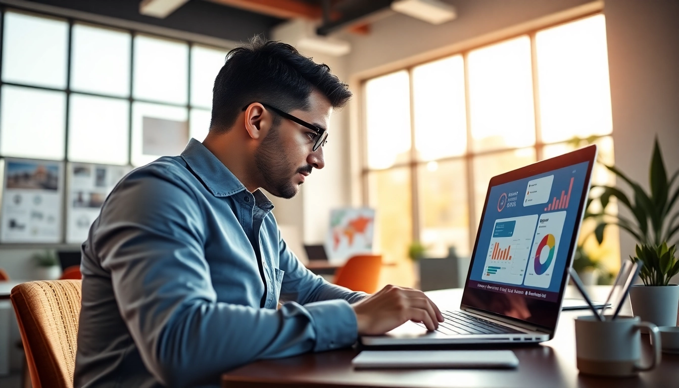 Enhance your HubSpot marketing email strategy with a professional digital marketer analyzing metrics.