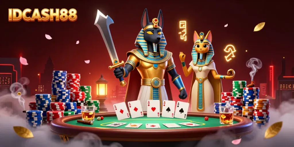 Experience thrilling gameplay and stunning graphics on IDCASH88 with Anubis and Bastet.