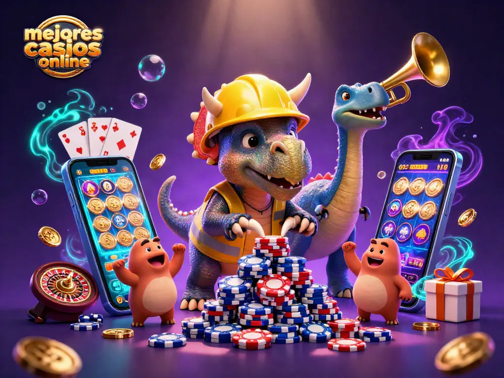 Los mejores casinos online ofrecen diversión y seguridad al jugar, con triceratops y temática festiva.