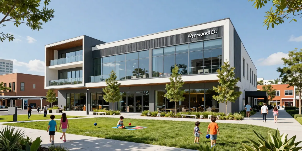 Wynwood Grand EC showcasing its modern architecture and green spaces, emphasizing community living.
