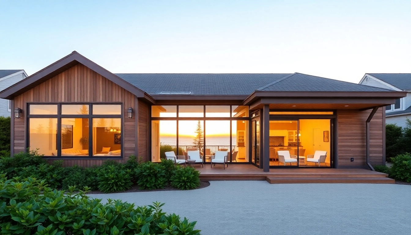 Scituate In-Law Expansion featuring a contemporary coastal design in a serene ocean setting.