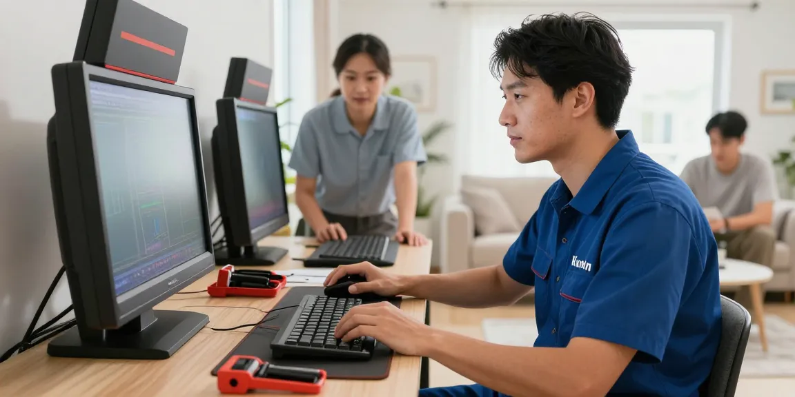 Kuwin licensed technician providing reliable electronic gaming services in the community.