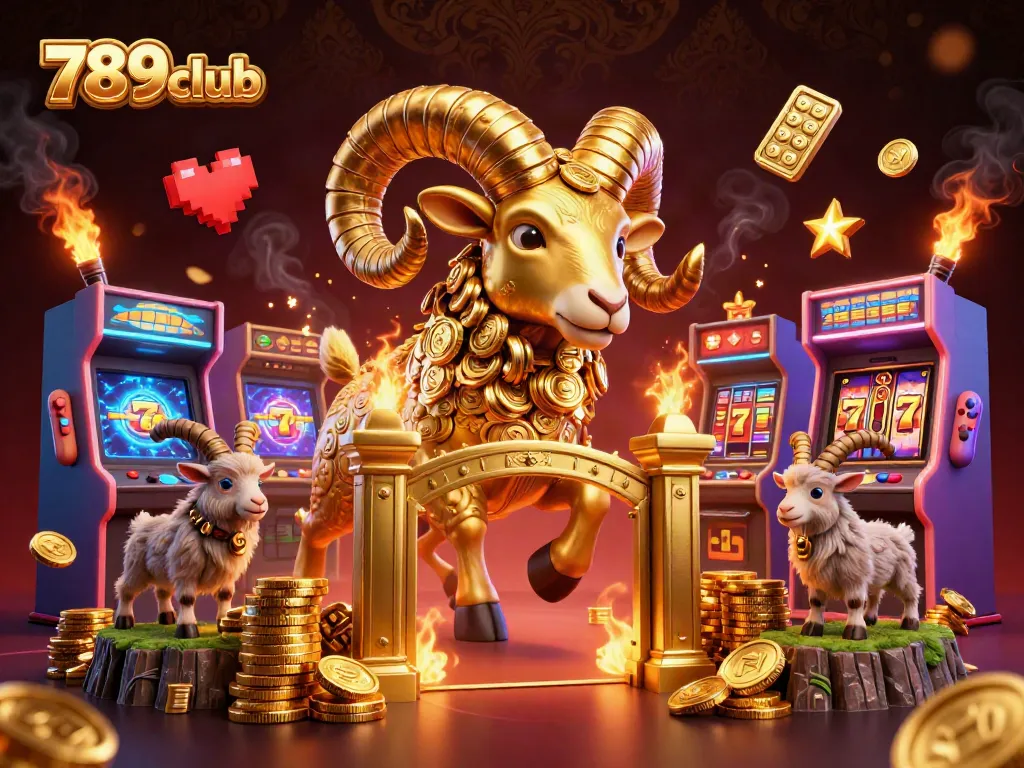 Experience thrilling gameplay at 789club with a vibrant casino scene featuring bold characters and game elements.