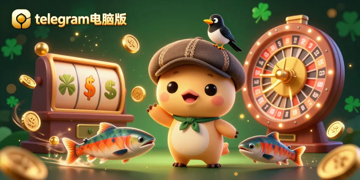 通过telegram电脑版生动的3D插图与Nessie和金币一起体验彩票的兴奋。