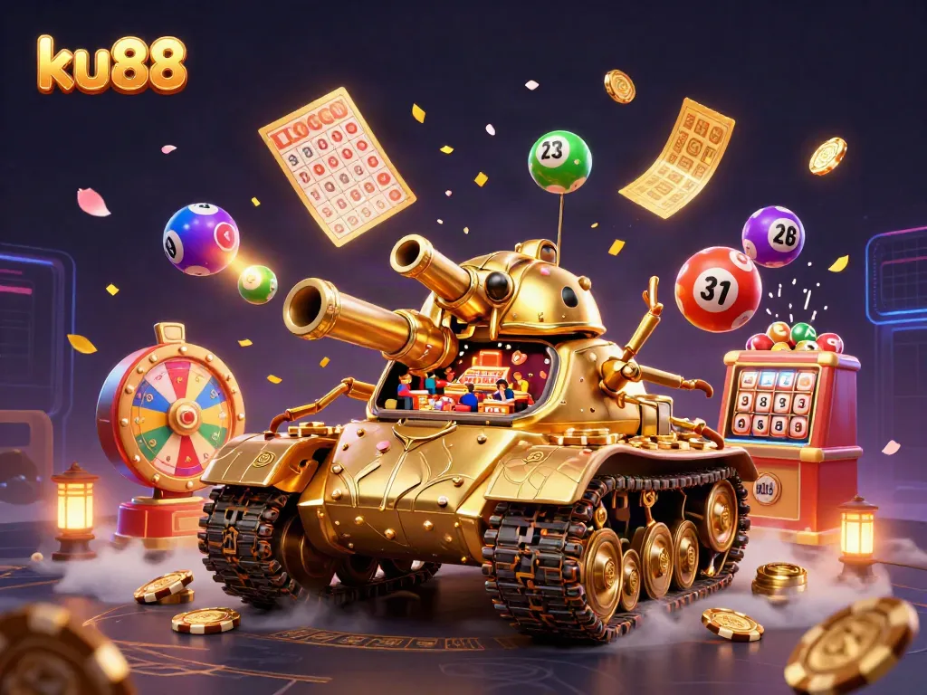 Engage with dynamic gaming visuals featuring ku88's vibrant mini casino experience.