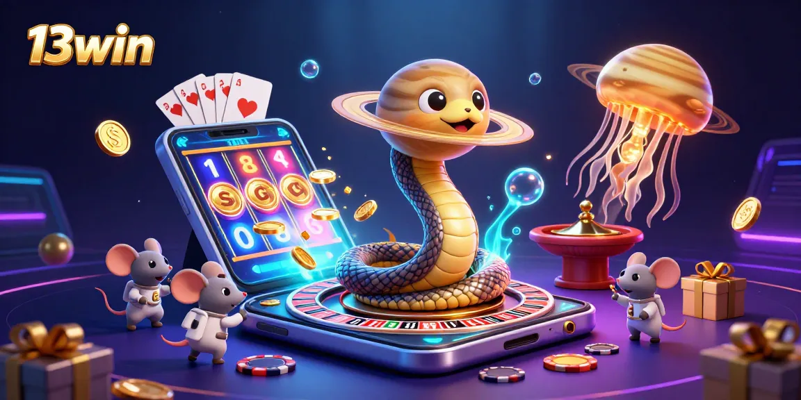 Experience thrilling gaming at 13win with vibrant slots and cosmic stakes!