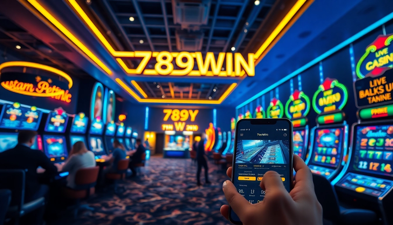Experience the excitement of betting at 789WIN with vibrant gaming elements and modern technology.