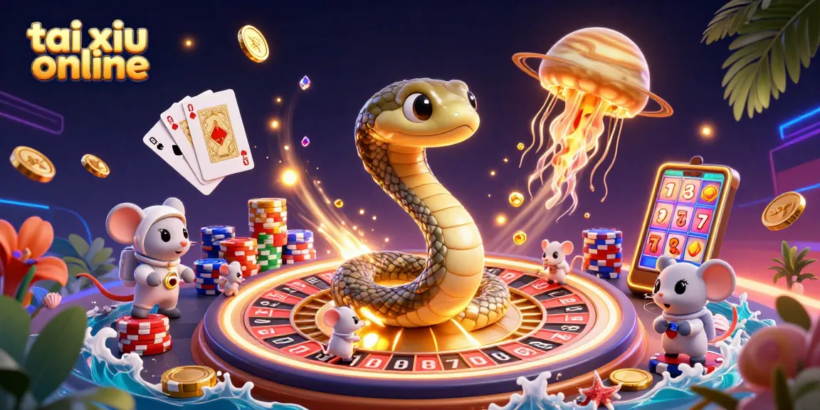 Engage with tai xiu online by betting on a cosmic roulette wheel while enjoying a vibrant casino atmosphere.