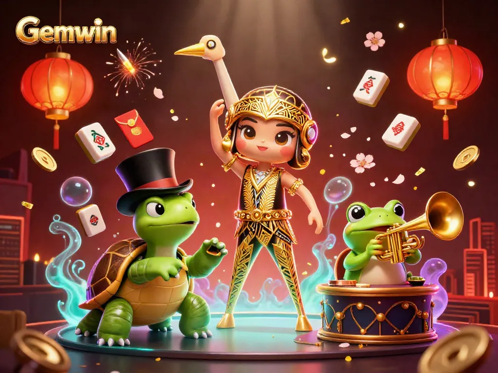 Engage in thrilling gameplay at Gemwin with vibrant characters and dynamic visuals.