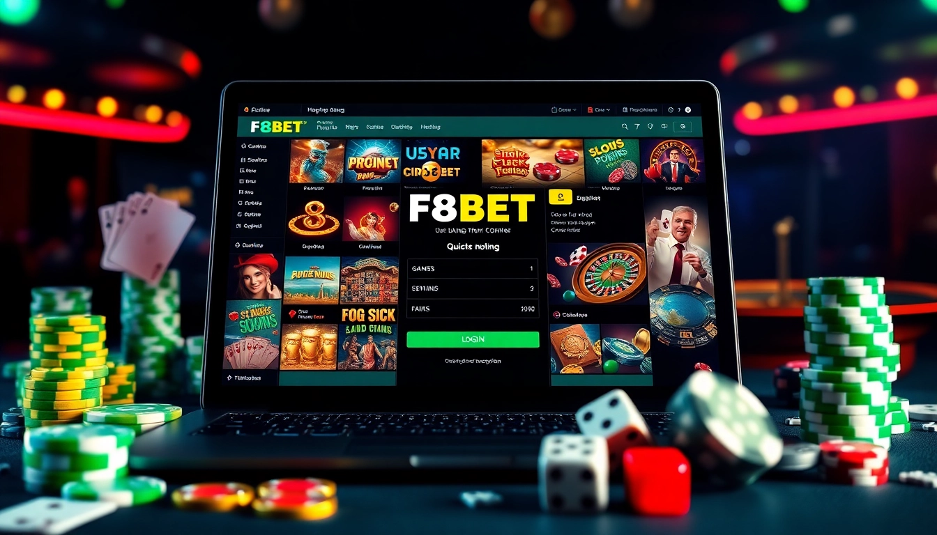 Login to F8bet and enjoy premium gambling experiences with exciting games.