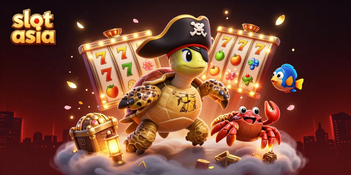 Spin the reels at Slot Asia with vibrant characters and dynamic symbols celebrating the excitement of gambling.