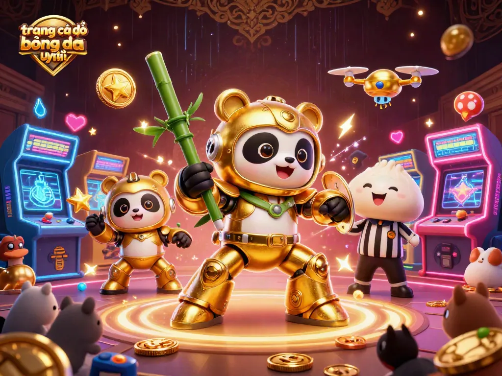 Khám phá trang cá độ bóng đá uy tín với hình ảnh sống động của robot chiến đấu giữa các máy game.