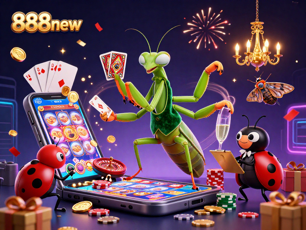 Engage in thrilling gameplay at 888new with colorful slot games and dynamic casino action.
