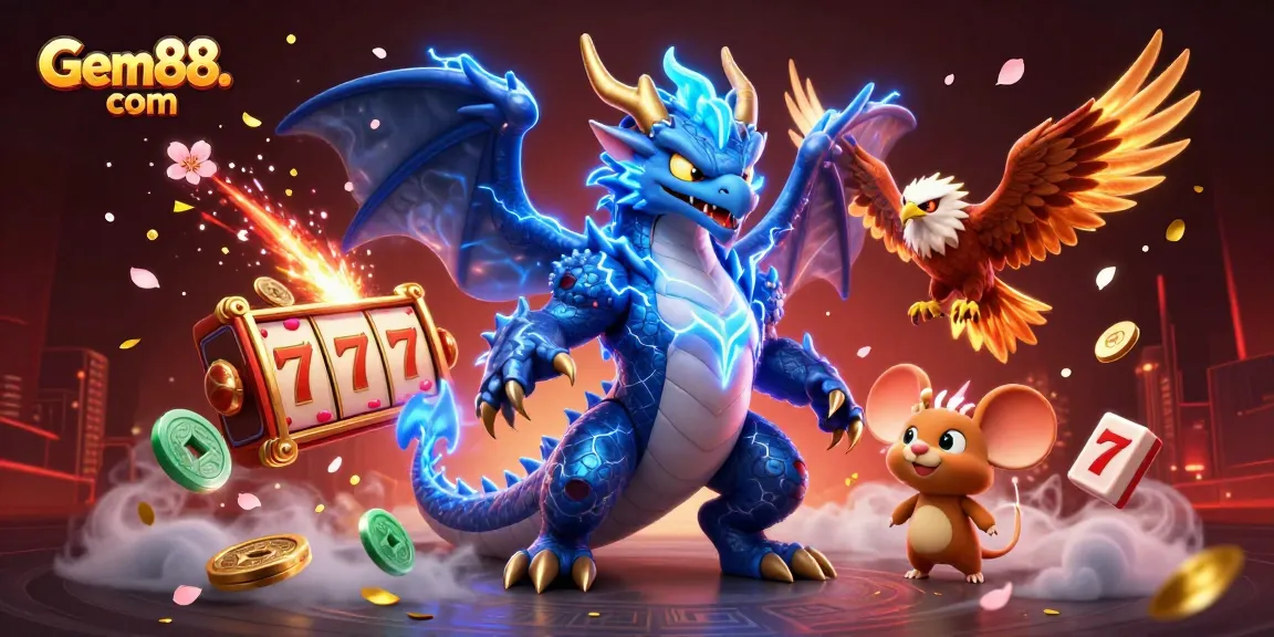 Experience thrilling gameplay with Gem88. com's electrifying slot games featuring dynamic characters.