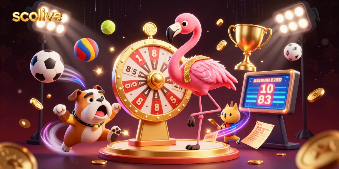 Socolive brings excitement with dynamic gameplay featuring a flamingo host and a bulldog contestant!