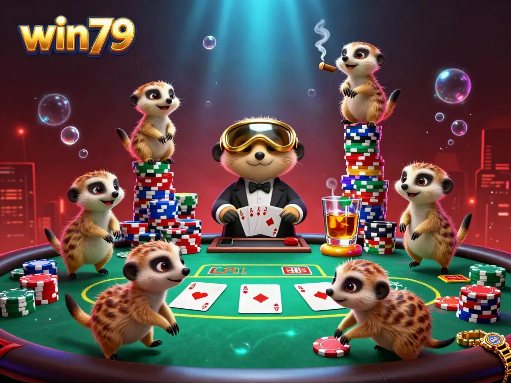Experience thrilling wins at win79 with a vibrant meerkat casino scene vibrant with poker action.