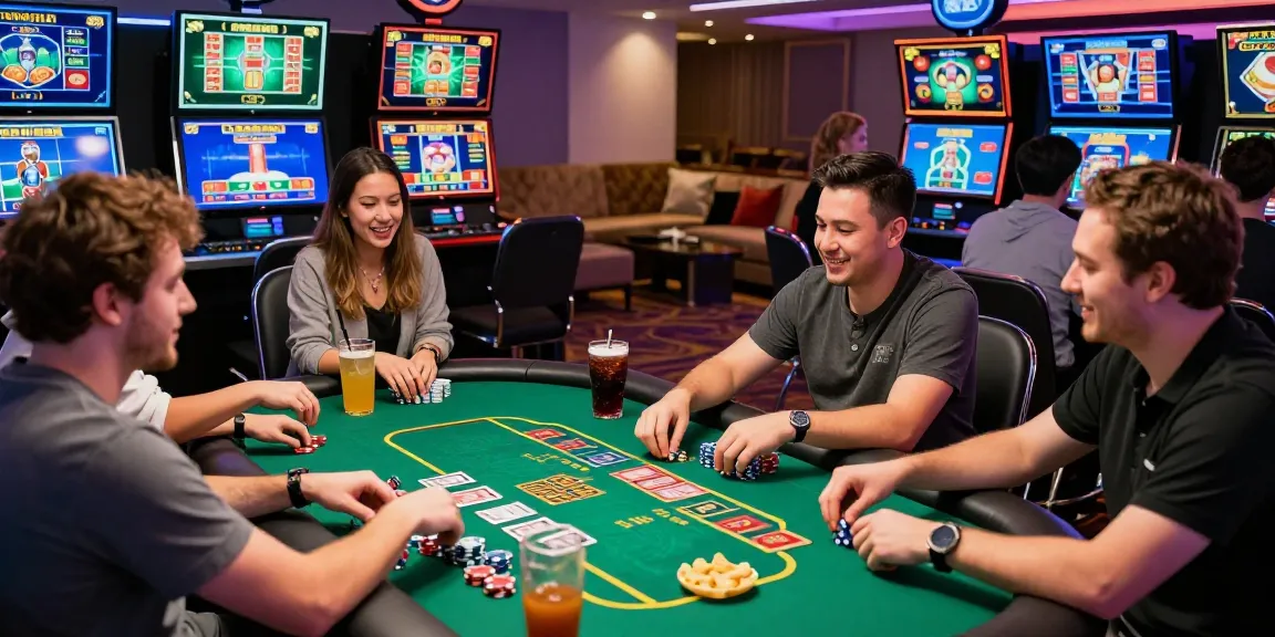 LUCK8 online casino gaming scene with diverse players and live games.