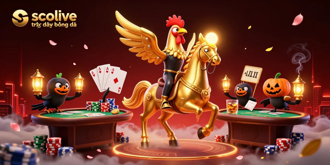 Engage with socolive trực tiếp bóng đá experience through interactive casino illustration featuring dynamic gambling elements.