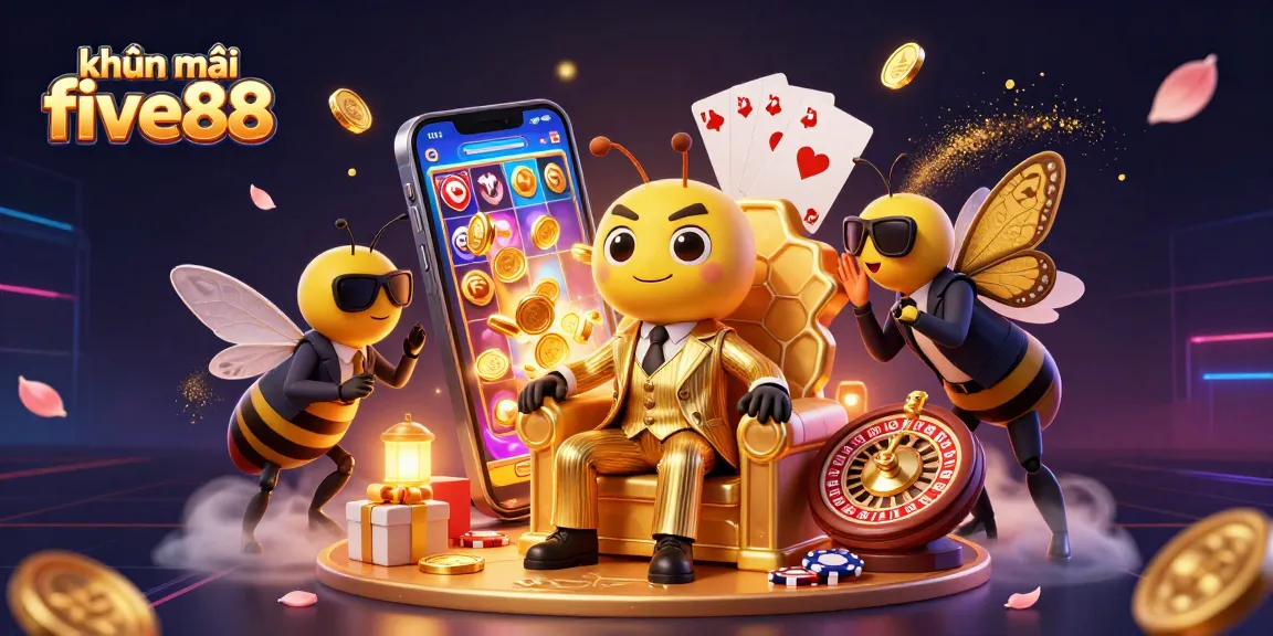 Engage in thrilling khuyến mãi five88 with colorful slot games and vibrant casino elements!