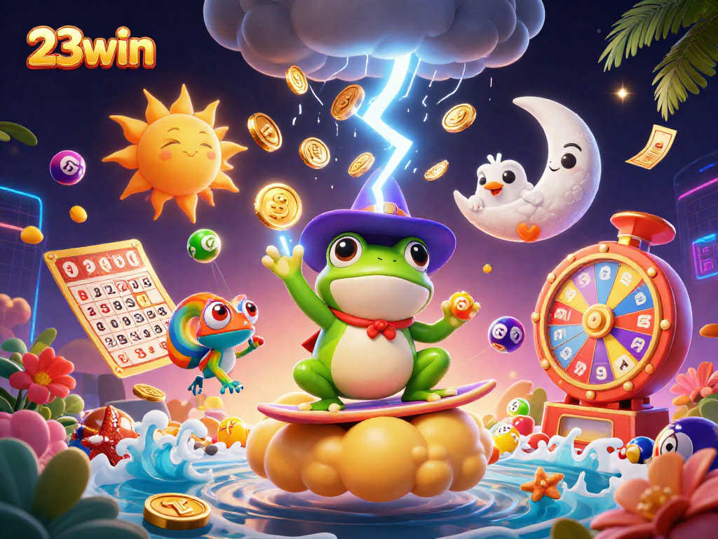 Unleash fortune with 23win in a dazzling casino adventure featuring golden coins and dynamic games.