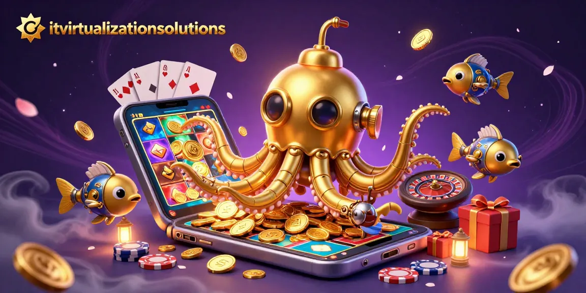 Engage with itvirtualizationsolutions to win at slots with a colorful game display.