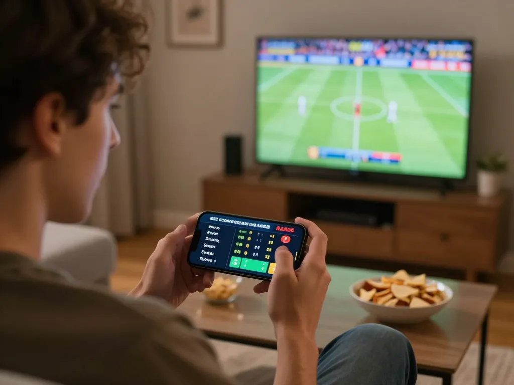 Partecipare alle scommesse sportive utilizzando siti scommesse non AAMS mentre si guarda una partita a casa