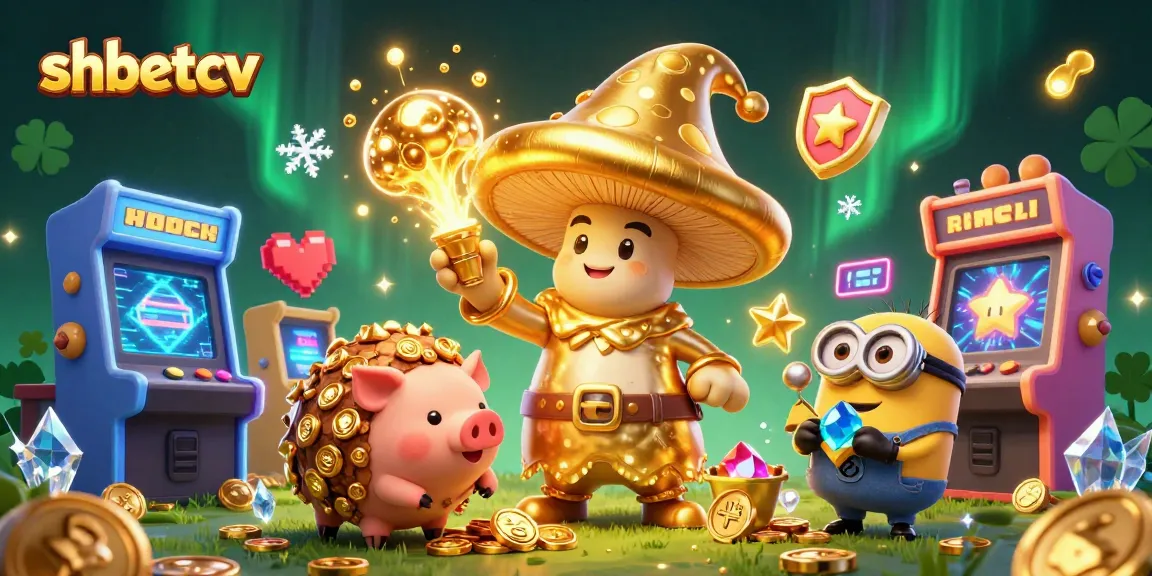 Experience shbetcv's vibrant online gaming adventures with colorful characters and dynamic casino elements.