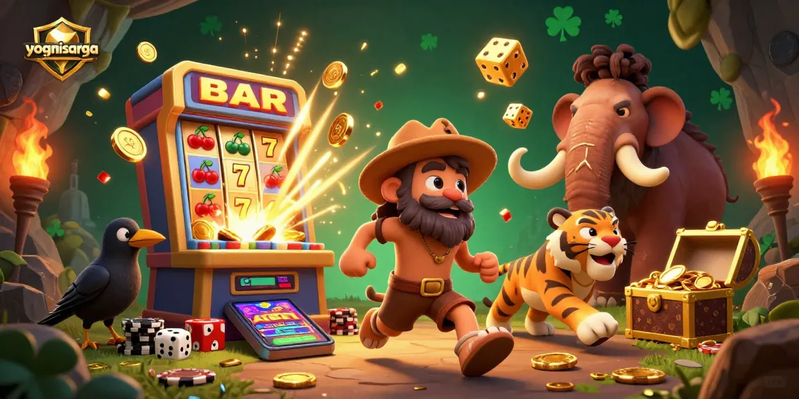Experience the thrilling yognisarga prehistoric casino with vibrant characters and dynamic gaming elements.