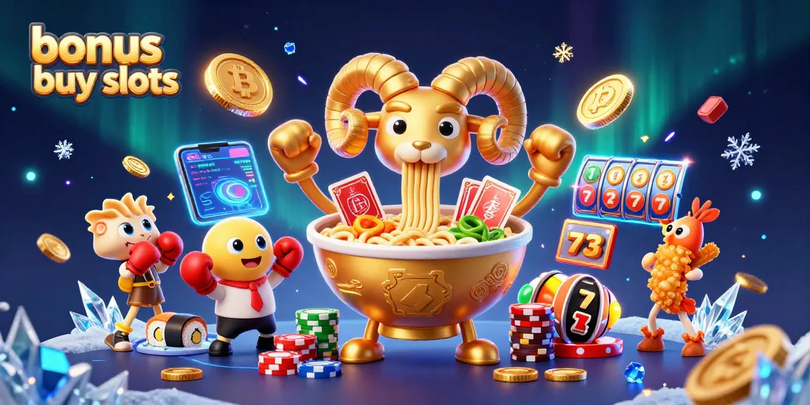 Engage in bonus buy slots action with vibrant 3D characters and dynamic casino elements.