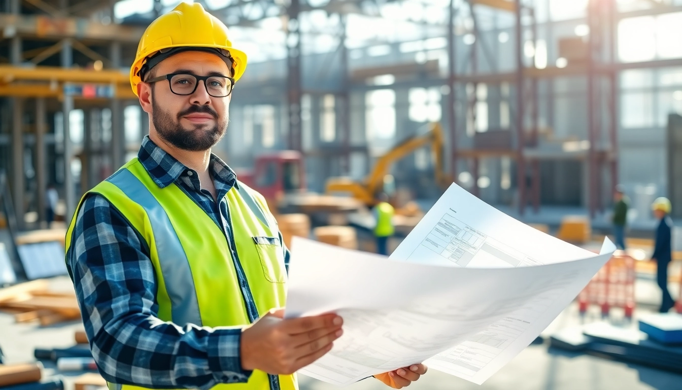 New Jersey Commercial General Contractor managing a construction site with confidence and expertise.