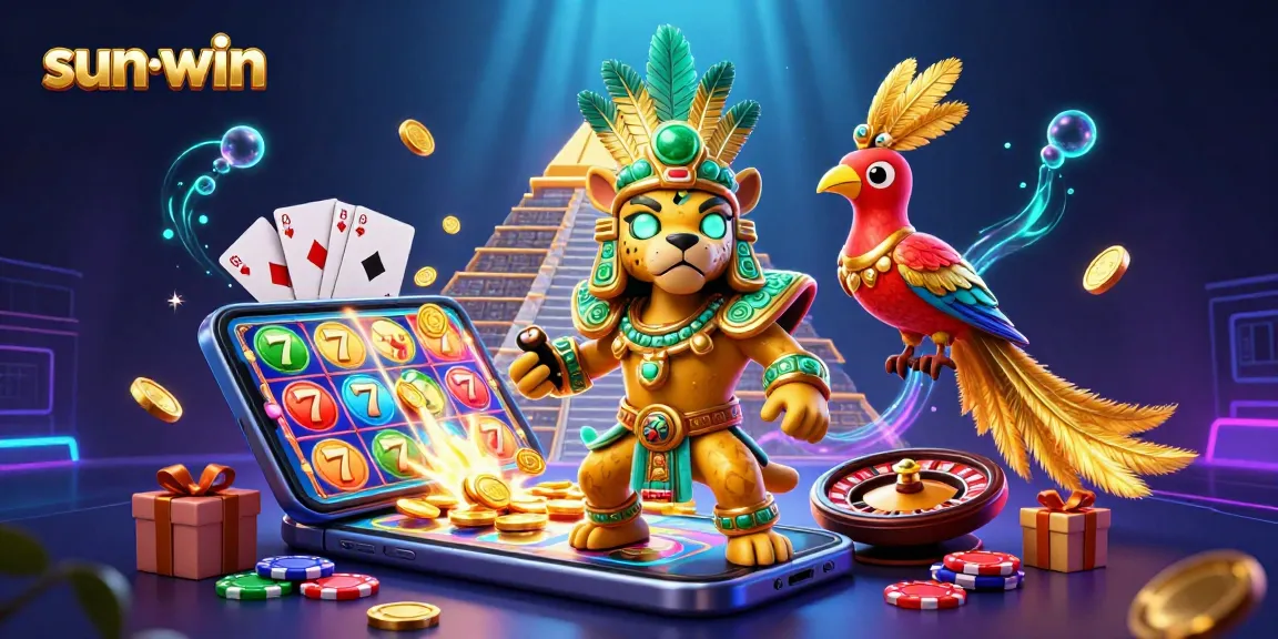Experience thrilling wins with sun-win's vibrant slot game and dazzling 3D characters.