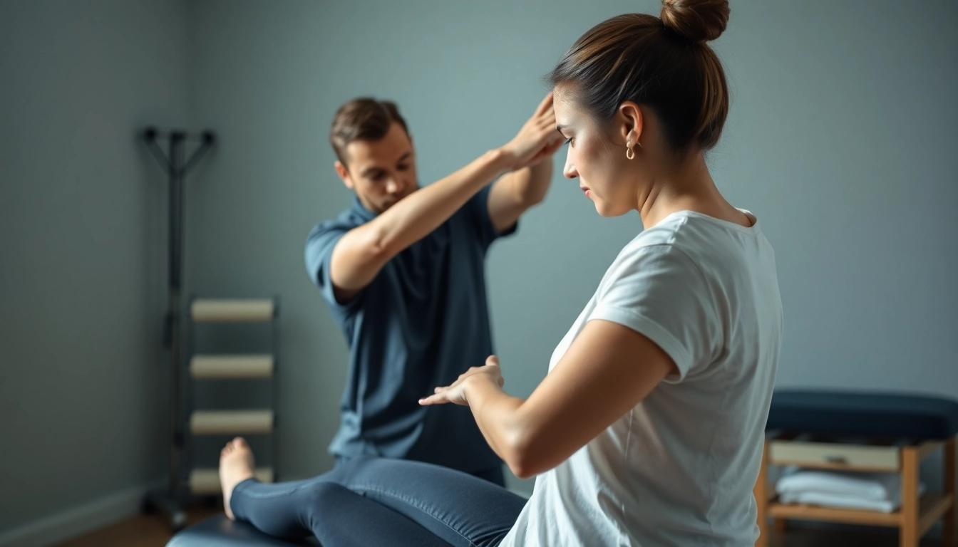 Relieve back pain with professional therapy techniques demonstrating fitness and wellness.