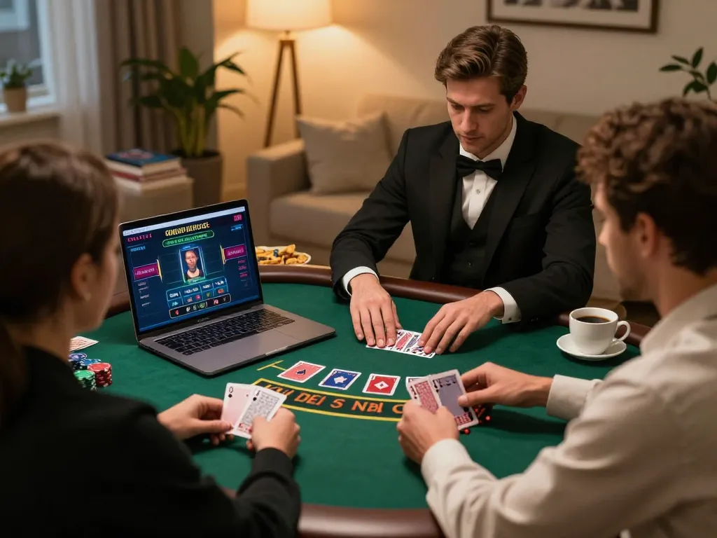 Experience engaging online gaming tại du88 with live dealer blackjack on a cozy setup.