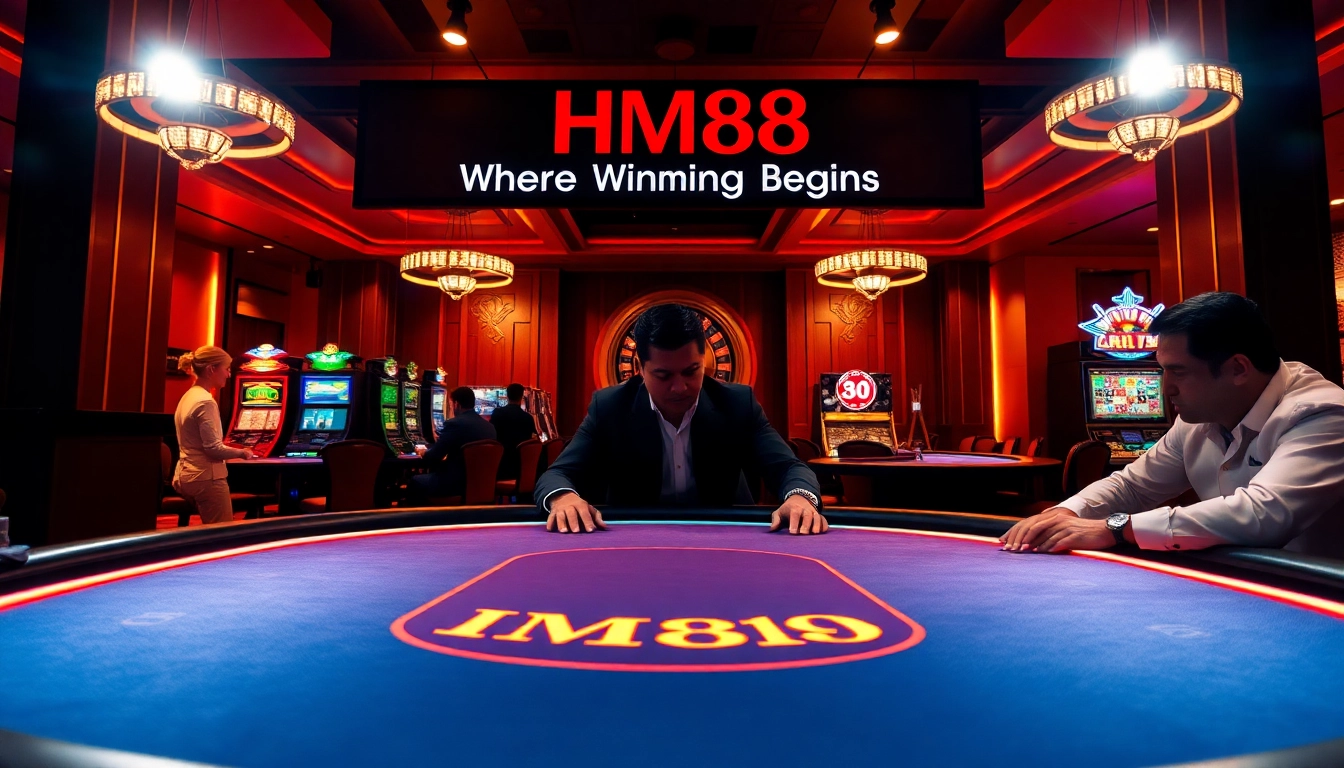 Experience high-stakes poker action at HM88, where skilled gamers compete for big wins.