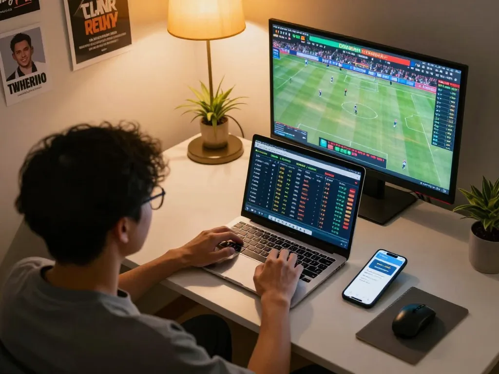 Experience online sports betting excitement at lc88 with multiple screens and live events.
