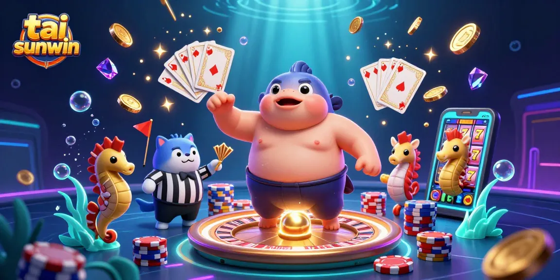 Experience tai sunwin with vibrant casino adventures and animated characters in a dynamic underwater scene.