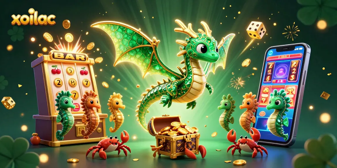 Experience the excitement of xoilac with dazzling jackpot explosions and charming sea creatures in a dynamic casino-themed scene.
