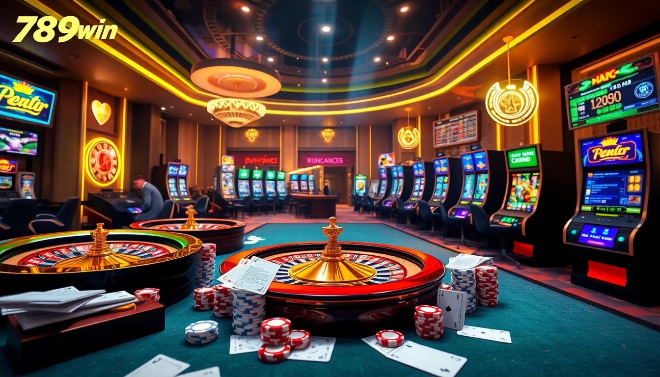 Engaging players at 789win as they enjoy thrilling casino games and vibrant betting elements.