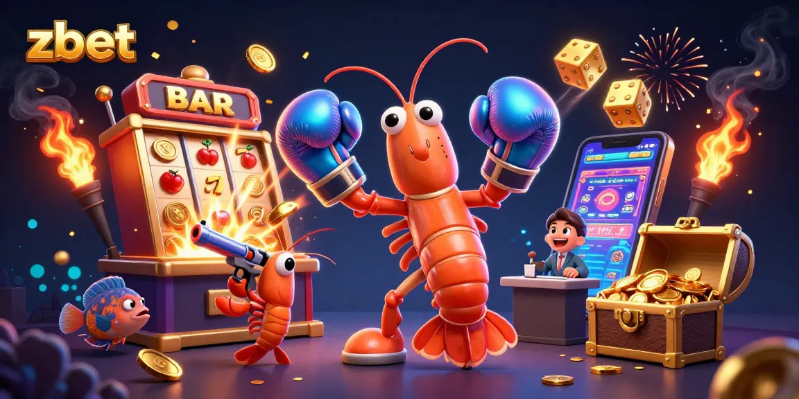 Experience the thrill of zbet with a vibrant 3D illustration featuring dynamic casino elements.