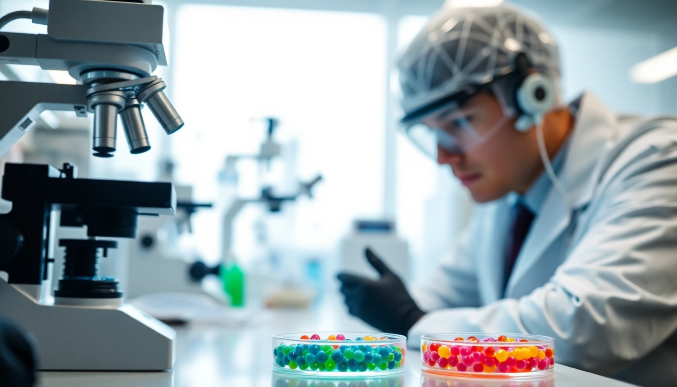 Investigating unique properties of Peptides in a state-of-the-art laboratory environment.