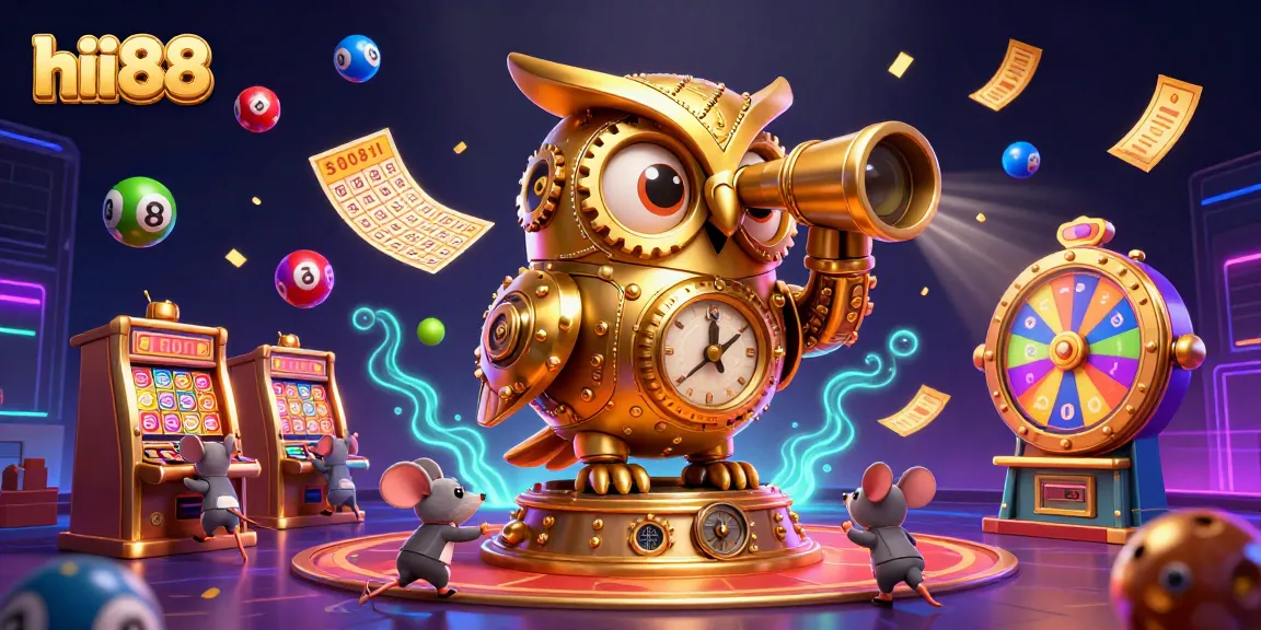 Experience excitement at hii88 with vibrant lottery games and animated casino fun!